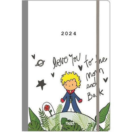 Ημερολόγιο ημερήσιο NEXT Trends flexi με λάστιχο 14x21cm 2024 Little prince